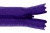 Молния потайная Т3 866, 20 см, капрон, цвет фиолетовый - купить в Новосибирске. Цена: 5.27 руб.