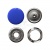 Кнопка рубашечная (закрытая) 9,5мм - эмаль, цв.168 - голубой - купить в Новосибирске. Цена: 4.77 руб.