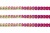 Пайетки "ОмТекс" на нитях, CREAM, 6 мм С / упак.73+/-1м, цв. 89 - розовый - купить в Новосибирске. Цена: 468.37 руб.