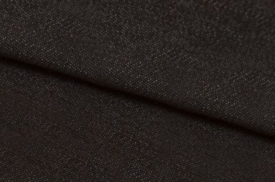 Ткань джинсовая №96, 160 гр/м2, шир.148см, цвет чёрный - купить в Новосибирске. Цена 350.42 руб.