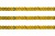 Пайетки "ОмТекс" на нитях, SILVER SHINING, 6 мм F / упак.91+/-1м, цв. 48 - золото - купить в Новосибирске. Цена: 356.19 руб.