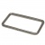 Рамка металлическая прямоугольная, 40 х 15 мм- тём.никель - купить в Новосибирске. Цена: 4.60 руб.
