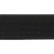 Резинка 25 мм Тканая, 13,75 гр/п.м, (бобина 25 +/-0,5 м) - черная  - купить в Новосибирске. Цена: 11.67 руб.