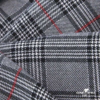Ткань костюмная "Клер" 80% P, 16% R, 4% S, 200 г/м2, шир.150 см,#10 цв-серый/красный - купить в Новосибирске. Цена 412.02 руб.