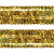 Тесьма с пайетками D16, шир. 20 мм/уп. 25+/-1 м, цвет золото - купить в Новосибирске. Цена: 778.19 руб.