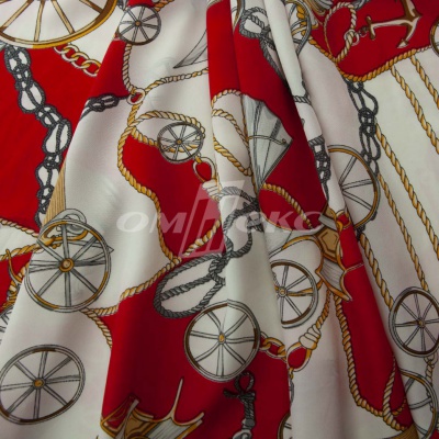 Плательная ткань "Фламенко" 13.1, 80 гр/м2, шир.150 см, принт этнический - купить в Новосибирске. Цена 241.49 руб.