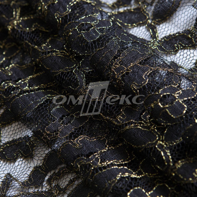 Кружевное полотно XD LACE 1-4, 80 гр/м2, шир.150см, цвет чёрный - купить в Новосибирске. Цена 245.94 руб.