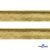 Кант атласный 136, шир. 12 мм (в упак. 65,8 м), цвет золото - купить в Новосибирске. Цена: 433.08 руб.