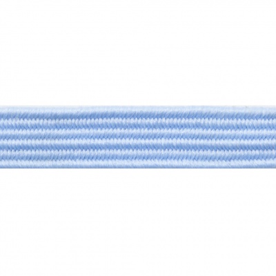 Резиновые нити с текстильным покрытием, шир. 6 мм ( упак.30 м/уп), цв.- 108-голубой - купить в Новосибирске. Цена: 155.22 руб.