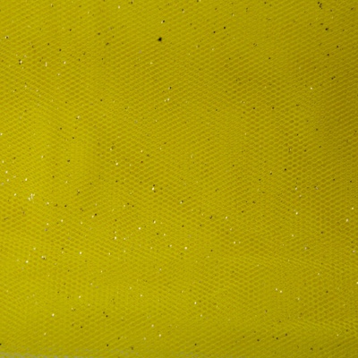 Сетка Глиттер, 24 г/м2, шир.145 см., желтый - купить в Новосибирске. Цена 117.24 руб.